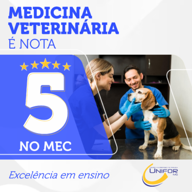 CURSO DE MEDICINA VETERINÁRIA É NOTA 5 NO MEC