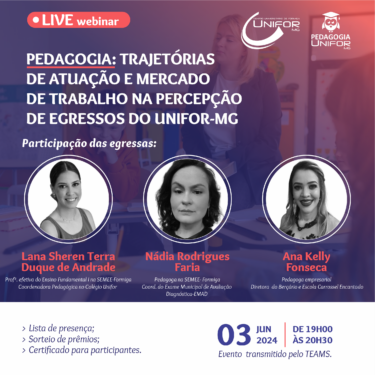 CENTRO UNIVERSITÁRIO DE FORMIGA REALIZA SEMINÁRIO DE PEDAGOGIA 2024