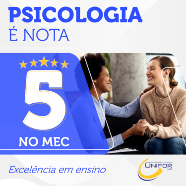 CURSO DE PSICOLOGIA É NOTA 5 NO MEC