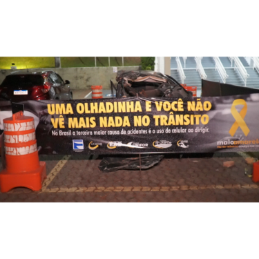 UNIFOR-MG REALIZA CAMPANHA MAIO AMARELO NO CAMPUS UNIVERSITÁRIO