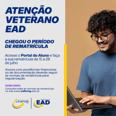 NORMAS PARA A REMATRÍCULA DA MODALIDADE EAD – 2024.2