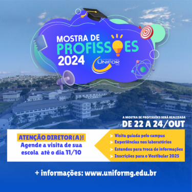 ESCOLAS JÁ PODEM INSCREVER SEUS ALUNOS PARA A MOSTRA DE PROFISSÕES