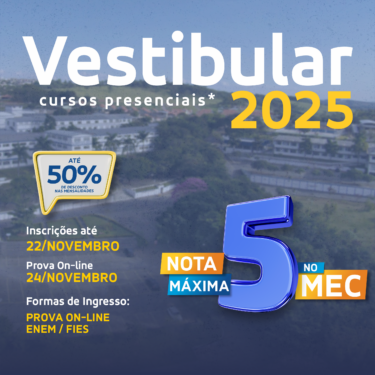 INSCRIÇÕES ABERTAS PARA O VESTIBULAR 2025 DO UNIFOR-MG (CURSOS PRESENCIAIS)