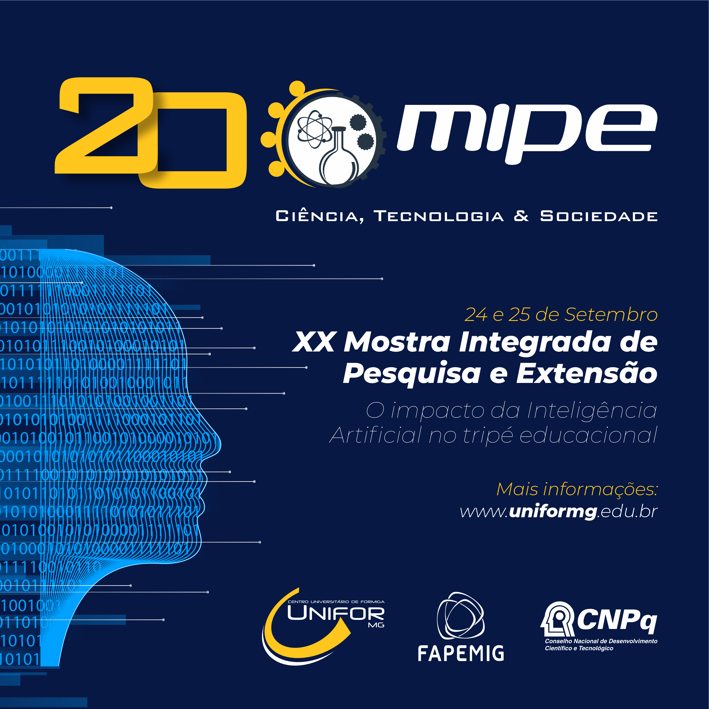 XX MIPE SERÁ REALIZADA EM SETEMBRO NO UNIFOR-MG
