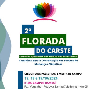 PROFESSOR MINISTRARÁ PALESTRA NO II FLORADA NO CARSTE