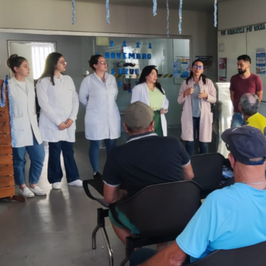 CURSO DE ENFERMAGEM PROMOVE CAMPANHA DO NOVEMBRO AZUL POR MEIO DE PALESTRA NA UBS SOUZA E SILVA