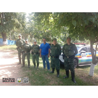 POLÍCIA MILITAR DE MEIO AMBIENTE DE MINAS GERAIS VISITA FAZENDA LABORATÓRIO DO UNIFOR-MG
