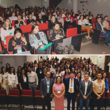 ALUNOS DO UNIFOR-MG VISITAM O I SIMPÓSIO DE BIOMEDICINA DO CENTRO-OESTE MINEIRO EM DIVINÓPOLIS