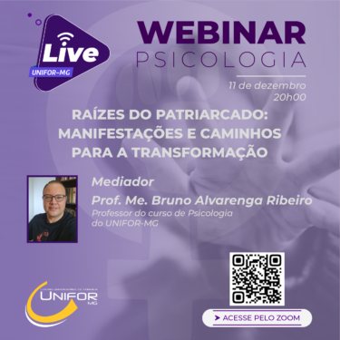 ALUNOS DE PSICOLOGIA APRESENTARÃO O DOCUMENTÁRIO “RAÍZES DO PATRIARCADO: MANIFESTAÇÕES E CAMINHOS PARA A TRANSFORMAÇÃO”