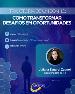 UNIFOR-MG IRÁ RECEBER PALESTRA SOBRE GERENCIAMENTO DE CARREIRA