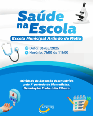 ESCOLA MUNICIPAL ARLINDO DE MELLO RECEBERÁ PROJETO EDUCACIONAL DO UNIFOR-MG