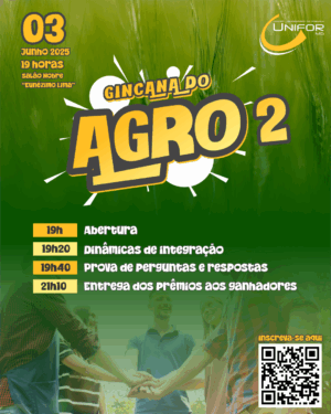CURSO DE ENGENHARIA AGRONÔMICA ABRE INSCRIÇÕES PARA SEGUNDA EDIÇÃO DA GINCANA DO AGRO
