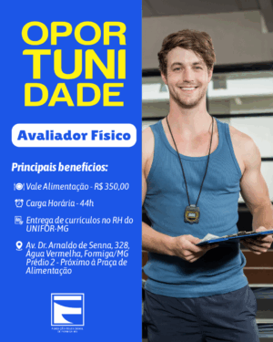 UNIFOR-MG ABRE VAGAS PARA SETORES DIVERSOS