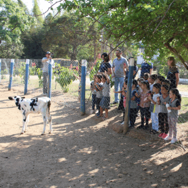 ALUNOS DO CENTRO EDUCACIONAL INFANTIL VISITAM FAZENDA LABORATÓRIO DO UNIFOR-MG