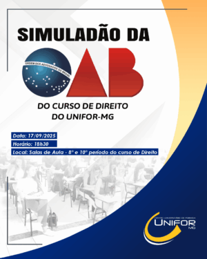 ALUNOS DO CURSO DE DIREITO IRÃO PARTICIPAR DE SIMULADÃO DA OAB