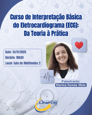 ALUNOS DE ENFERMAGEM DO UNIFOR-MG PARTICIPARÃO DE CURSO PARA INTERPRETAÇÃO BÁSICA DE ELETROCARDIOGRAMA