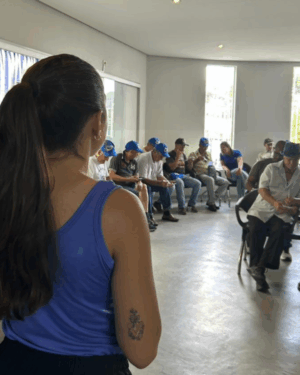 CURSO DE ENFERMAGEM DO UNIFOR-MG REALIZA CAMPANHA DE SAÚDE SOBRE O NOVEMBRO AZUL EM UNIDADE BÁSICA