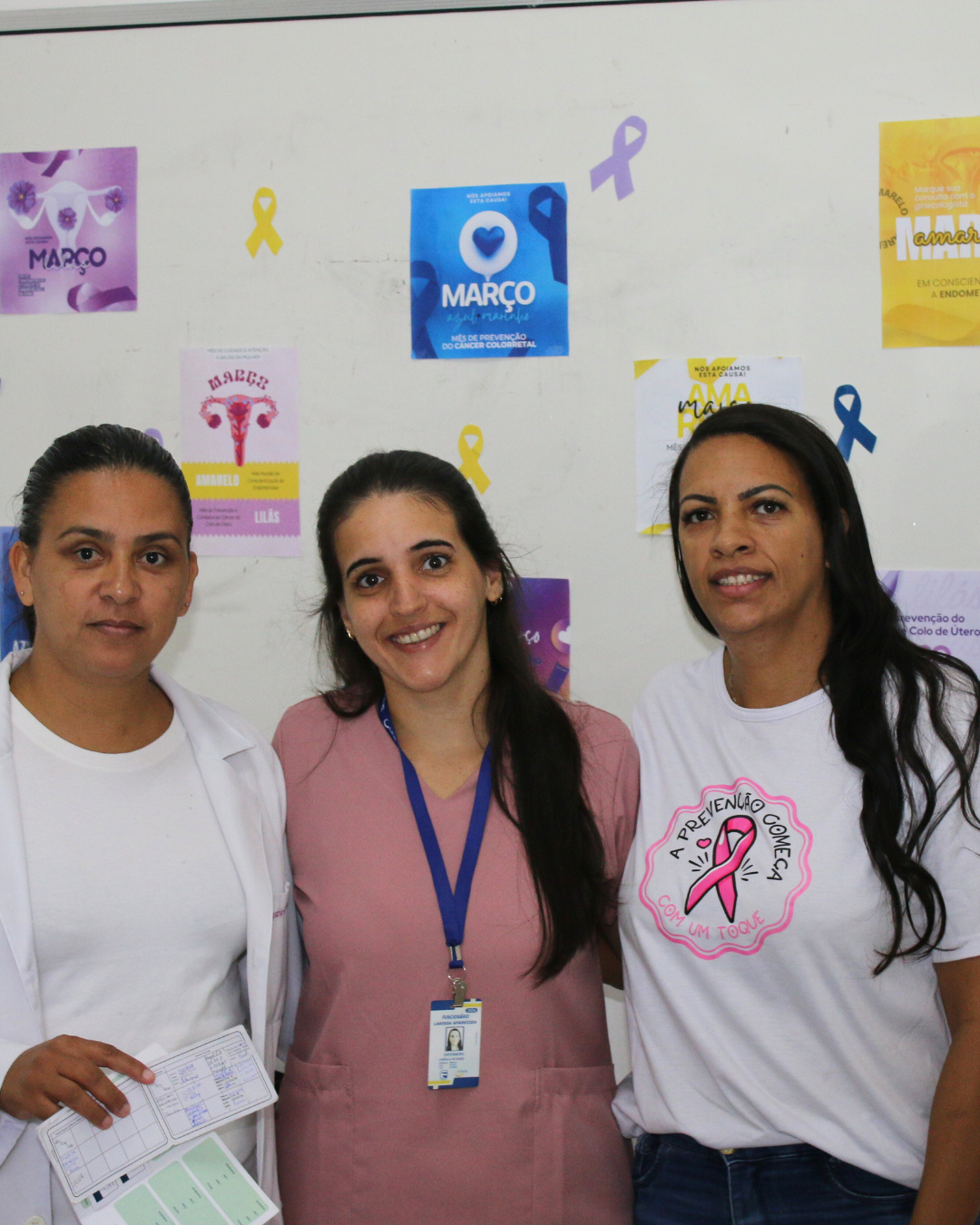 COLABORADORES DA FUOM PARTICIPAM DE CAMPANHA DE VACINAÇÃO