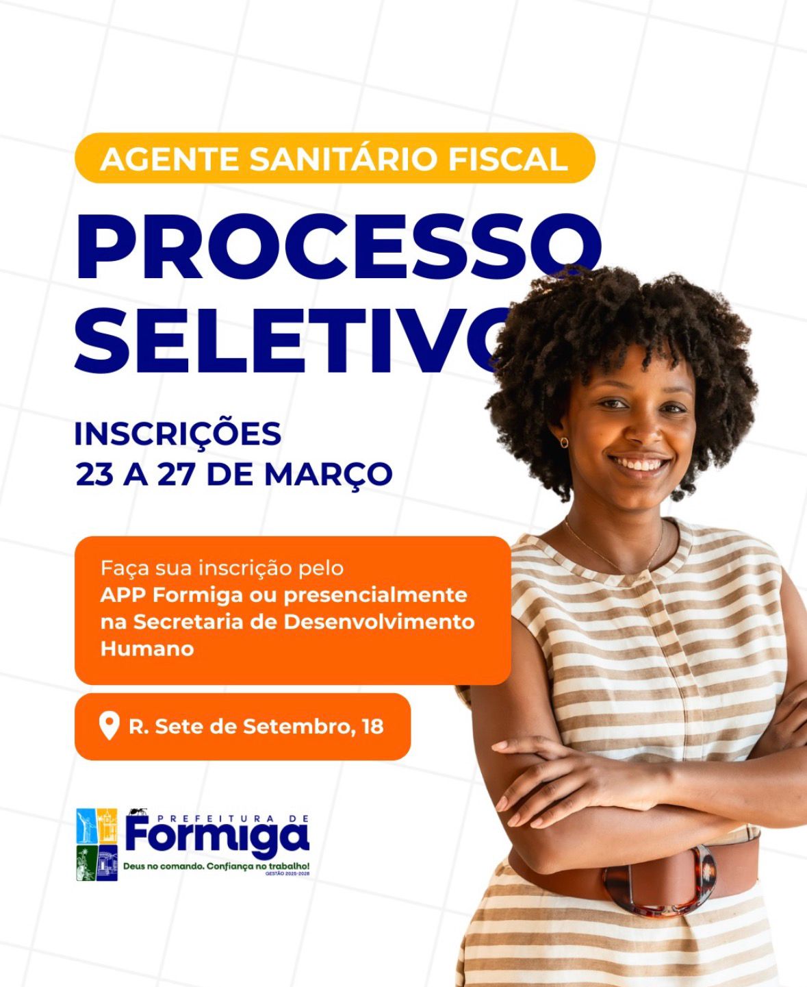 PREFEITURA DE FORMIGA DIVULGA PROCESSO SELETIVO PARA AGENTE SANITÁRIO