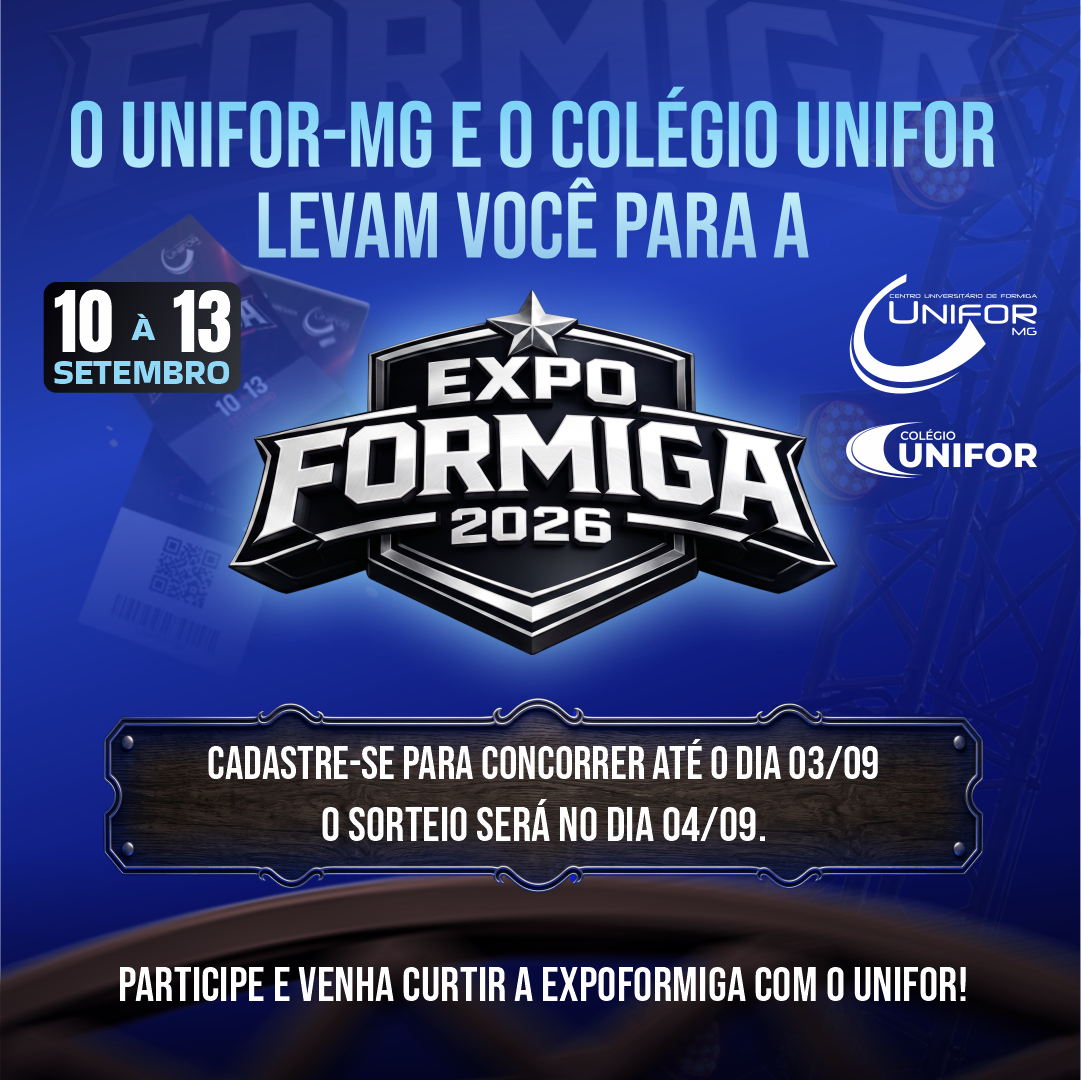 UNIFOR-MG E COLÉGIO UNIFOR PROMOVEM SORTEIO DE INGRESSOS PARA A EXPÔ FORMIGA 2026