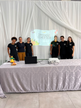 CURSO DE EDUCAÇÃO FÍSICA DO UNIFOR-MG PROMOVE AÇÃO EXTENSIONISTA NA E. E. PROF. JOAQUIM  RODARTE